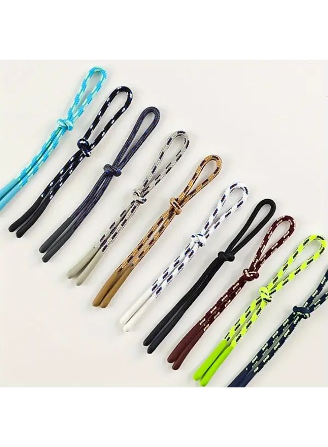 10 Pcs Khaki Rope Red And Blue Dots Pull Strings For Zipper Repair Crafts - Image 2